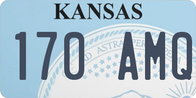 KS license plate 170AMQ