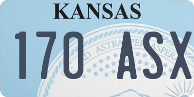 KS license plate 170ASX