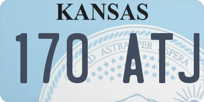 KS license plate 170ATJ