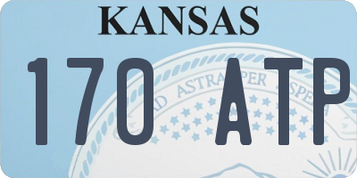 KS license plate 170ATP