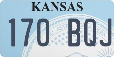 KS license plate 170BQJ