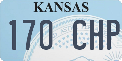 KS license plate 170CHP