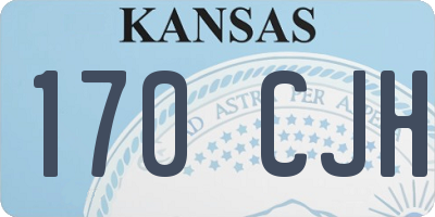 KS license plate 170CJH