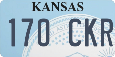 KS license plate 170CKR