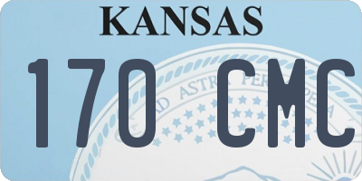KS license plate 170CMC