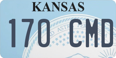 KS license plate 170CMD