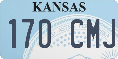KS license plate 170CMJ