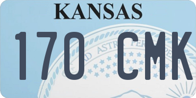 KS license plate 170CMK