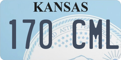 KS license plate 170CML