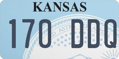 KS license plate 170DDQ