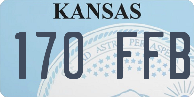 KS license plate 170FFB