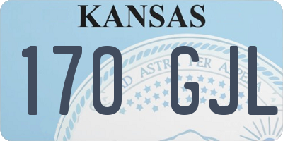 KS license plate 170GJL