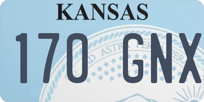 KS license plate 170GNX