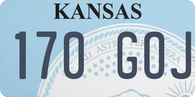 KS license plate 170GOJ