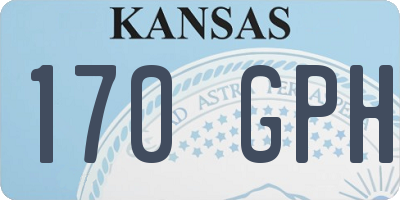 KS license plate 170GPH