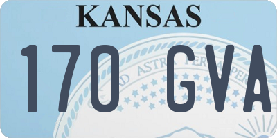 KS license plate 170GVA