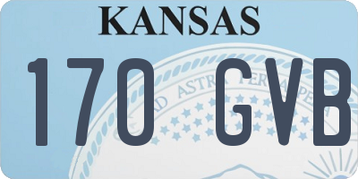 KS license plate 170GVB