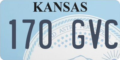 KS license plate 170GVC