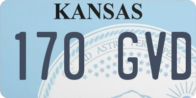 KS license plate 170GVD