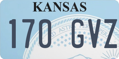 KS license plate 170GVZ
