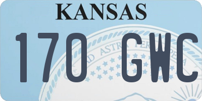 KS license plate 170GWC