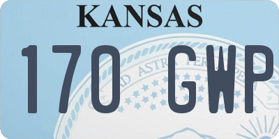 KS license plate 170GWP