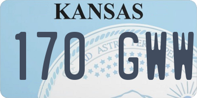 KS license plate 170GWW
