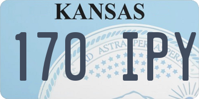 KS license plate 170IPY