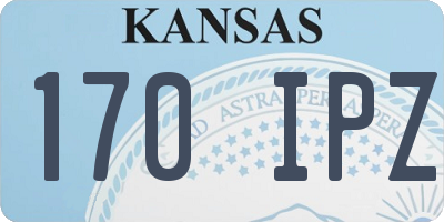 KS license plate 170IPZ
