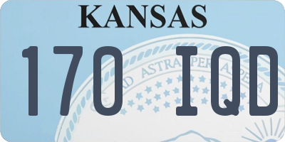 KS license plate 170IQD
