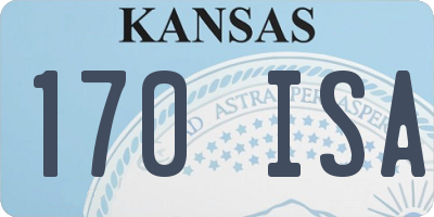 KS license plate 170ISA