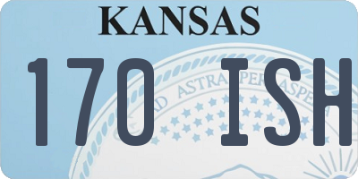 KS license plate 170ISH