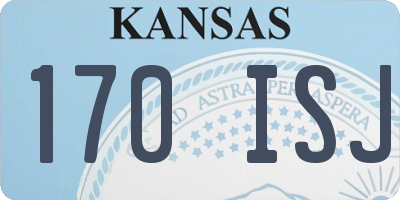 KS license plate 170ISJ