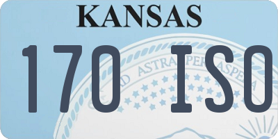 KS license plate 170ISO