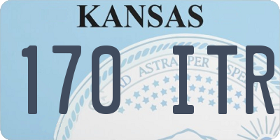 KS license plate 170ITR