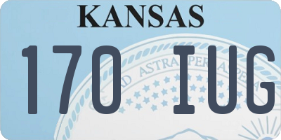 KS license plate 170IUG