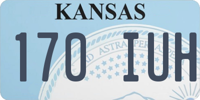 KS license plate 170IUH