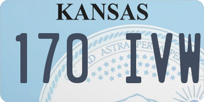 KS license plate 170IVW