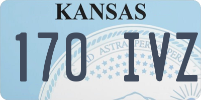 KS license plate 170IVZ
