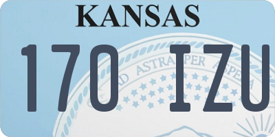 KS license plate 170IZU