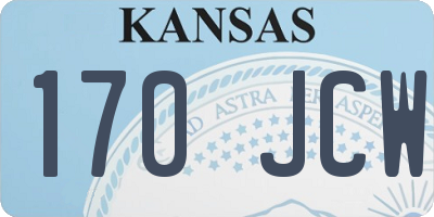 KS license plate 170JCW