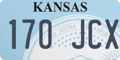 KS license plate 170JCX
