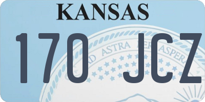 KS license plate 170JCZ