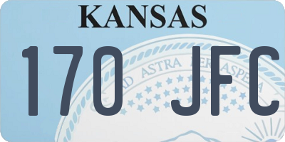 KS license plate 170JFC