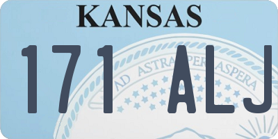 KS license plate 171ALJ