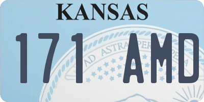 KS license plate 171AMD