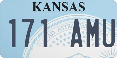 KS license plate 171AMU