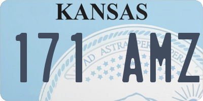 KS license plate 171AMZ