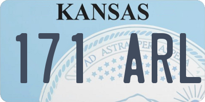 KS license plate 171ARL