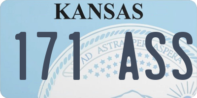 KS license plate 171ASS